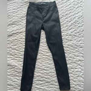 Faux Leather Black Pants (only used once)